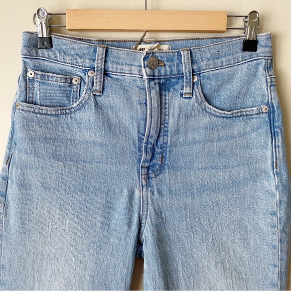 Madewell | Perfect Vintage Jeans High Rise Light Wash Size 26 - Picture 3 of 9